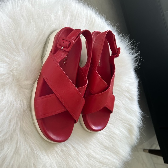 PRADA CHUNKY SANDALS - Picture 2 of 10